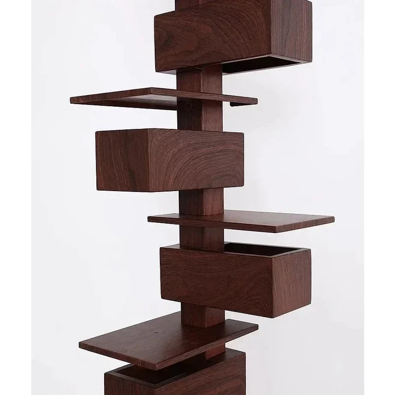Salita Wood & Iron Floor Lamp | Sculptural Table & Floor | CLND050