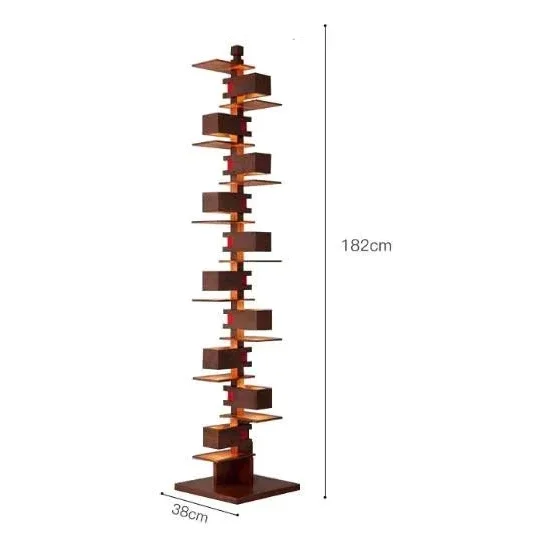 Salita Wood & Iron Floor Lamp | Sculptural Table & Floor | CLND050