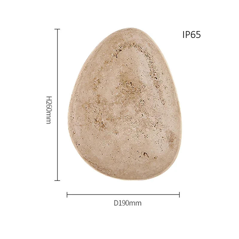 Waterproof Yellow Travertine Wall Light | IP65 | CL785202N