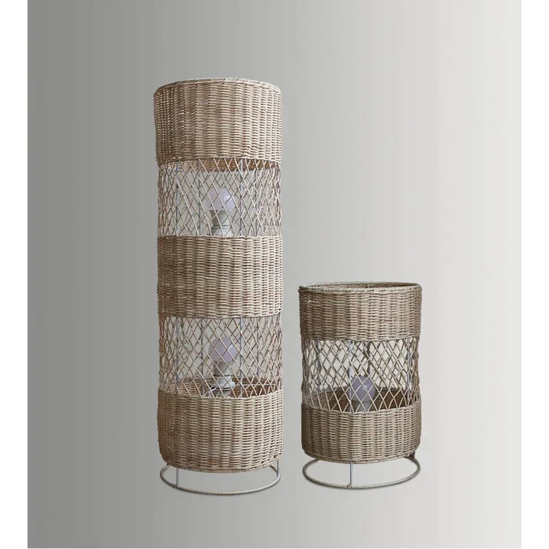 Handcrafted Rattan Lamp Collection | Floor & Table | CLND045