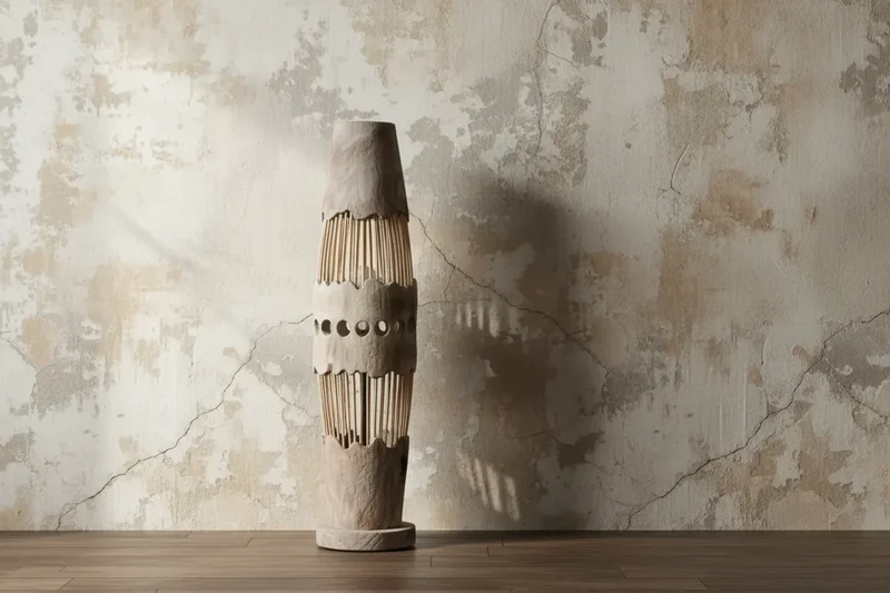 Handcrafted Japanese Wood Floor Lamp | CL8520147DR