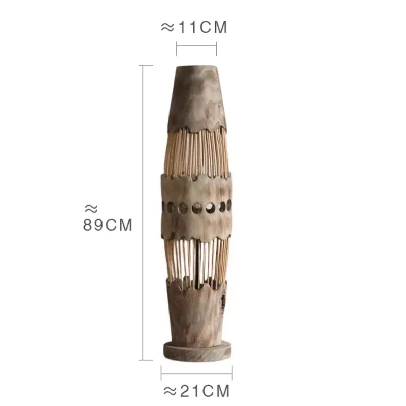 Handcrafted Japanese Wood Floor Lamp | CL8520147DR