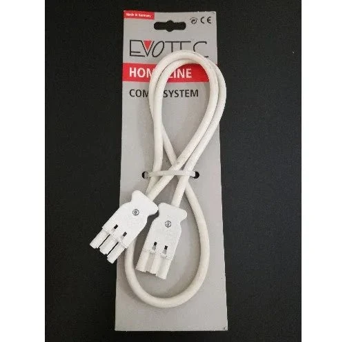 Wipo Verbindungskabel mit Wieland Stecker 30 cm weiß | EVOTEC Elektrotechnik