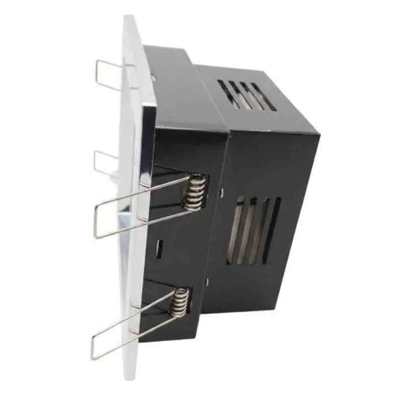 LED Downlight eckig 13W dimmbar – warmweiß, 230V, Aluminium