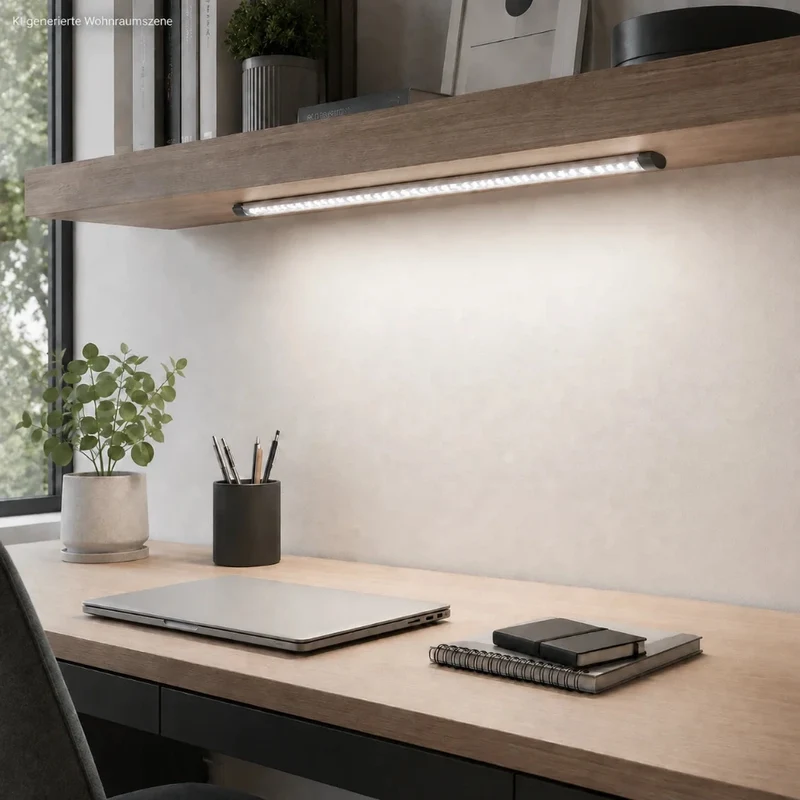Olbia LED Lichtleiste 7W – 50 cm Unterbauleuchte mit Touchdimmer, neutralweiß 4000 K