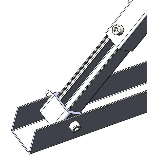 Flachdachhalterung Aluminium-Montagesystem für Solarpanels 30–35 mm – Neigbar 15–30° – Balkonkraftwerk Halterung inkl. Zubehör