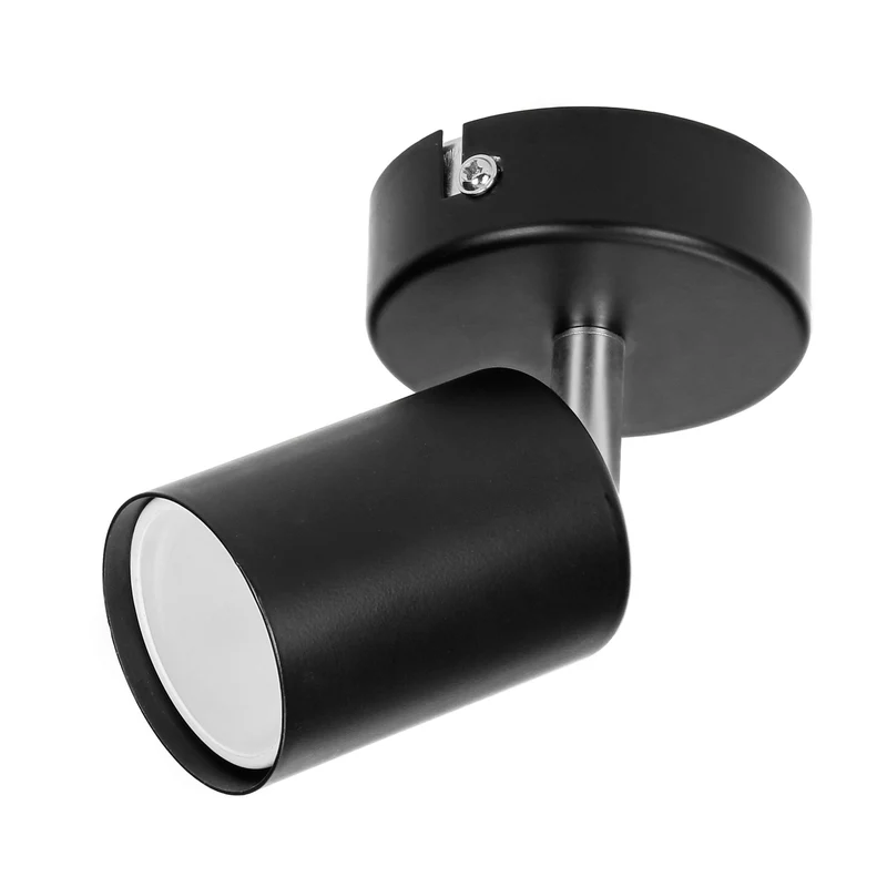 Elegante Wand- und Deckenleuchten in Schwarz, 1-4 Flammig, GU10