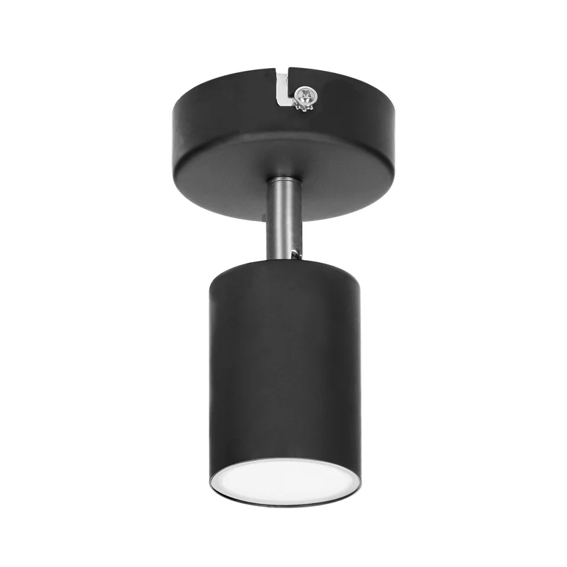 Elegante Wand- und Deckenleuchten in Schwarz, 1-4 Flammig, GU10