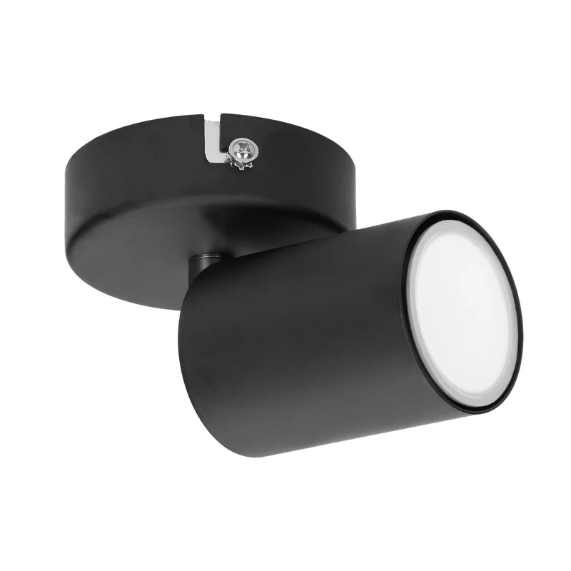 Elegante Wand- und Deckenleuchten in Schwarz, 1-4 Flammig, GU10