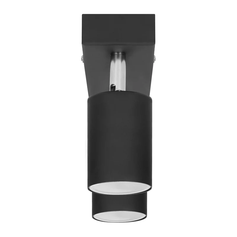 Elegante Wand- und Deckenleuchten in Schwarz, 1-4 Flammig, GU10