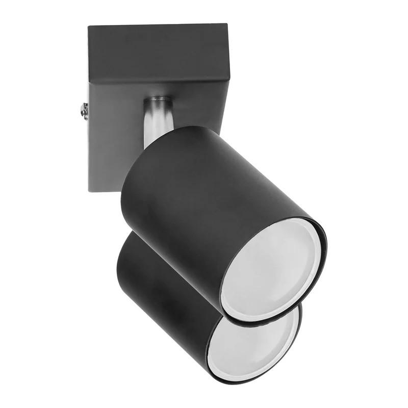 Elegante Wand- und Deckenleuchten in Schwarz, 1-4 Flammig, GU10