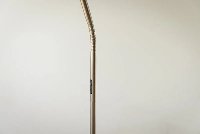 Slimline 4 Floor Lamp - Brushed Steel
