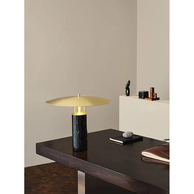 Pucci Table Lamp | Travertine & Iron | CL9850