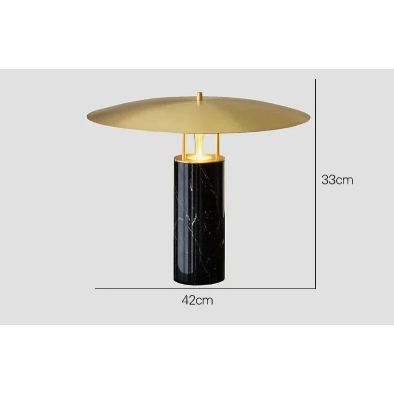 Pucci Table Lamp | Travertine & Iron | CL9850