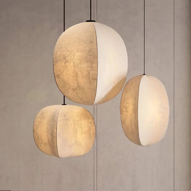 Linen Globe Pendant | Natural Beige | CL855L52