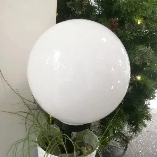 Außenkugel Gartenkugel 30 cm LED RGB Kugelleuchte mit Fernbedienung und Erdspieß