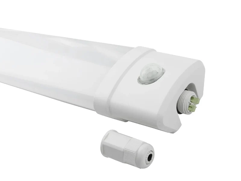 LED Feuchtraumleuchte 30W – Neutralweiß – 65cm, 3600lm, IP65 mit Bewegungsmelder