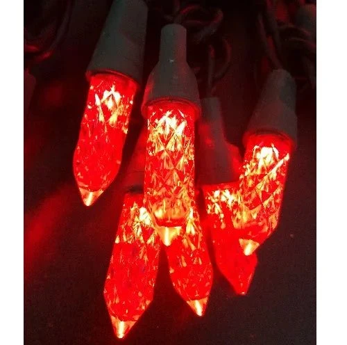 Rote LED-Lichterkette 5 m mit 50 LEDs und Netzteil