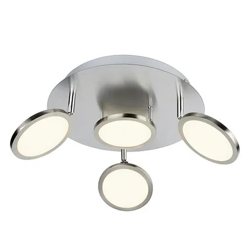 Briloner Pluto LED Deckenstrahler Click-Dim – schwenkbar & drehbar, Deckenspot für Decke & Wand, 230V