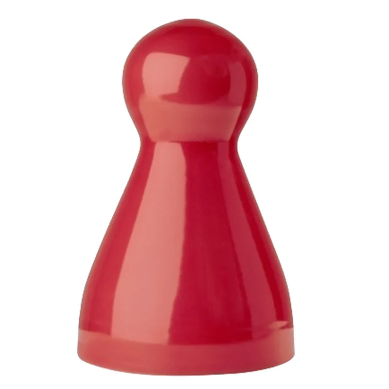 Sompex TOY Tischlampe Rot – Spielfigur aus Glas, 26 cm, E14, rotes Textilkabel