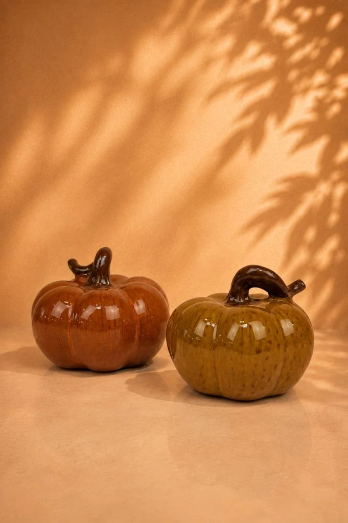 Deko Kürbis 11cm Herbstfarben