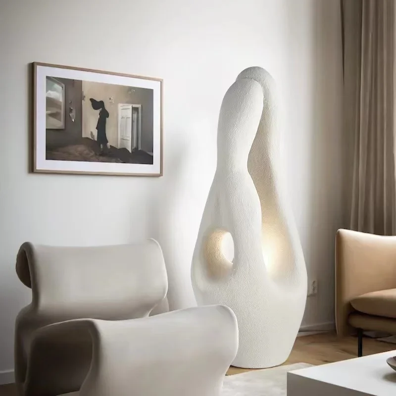 Wabi-Sabi Floor Lamp | Sculptural Resin | CLK852220