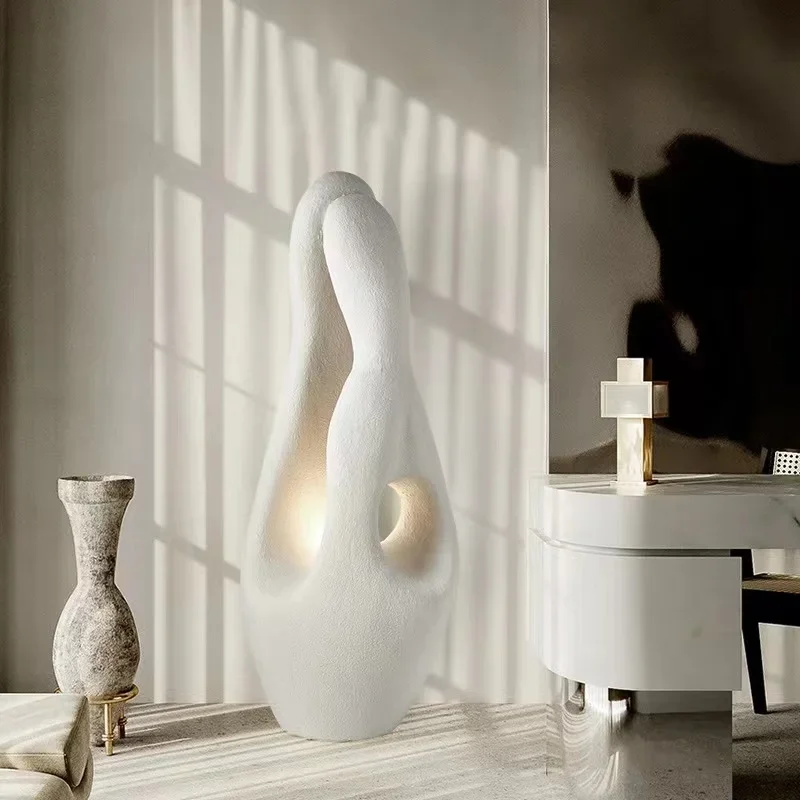Wabi-Sabi Floor Lamp | Sculptural Resin | CLK852220