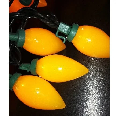 Deko LED Lichterkette Zapfen 50er – gelb – 5 m – für Innenbereich
