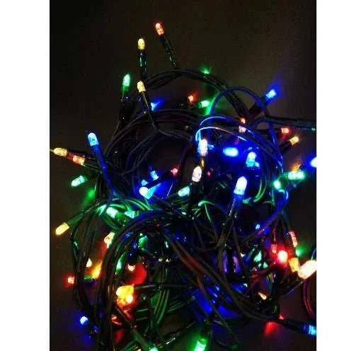 Außen 4m Lichterkette mit LED 80-flg., RGB Licht einstellbar bunt
