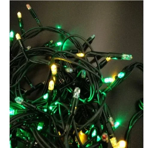 Außen 4m Lichterkette mit LED 80-flg., RGB Licht einstellbar bunt
