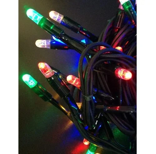 Außen 4m Lichterkette mit LED 80-flg., RGB Licht einstellbar bunt