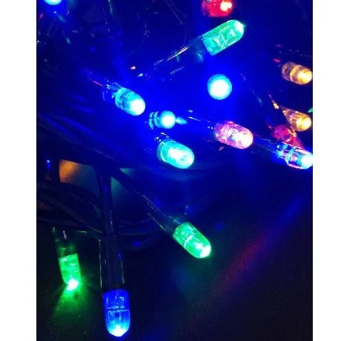 Außen 4m Lichterkette mit LED 80-flg., RGB Licht einstellbar bunt
