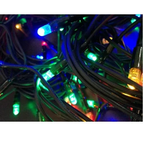 Außen 4m Lichterkette mit LED 80-flg., RGB Licht einstellbar bunt