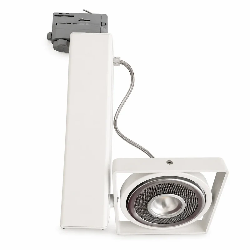 LED 3-Phasen Strahler Axolute 1 weiß – 30W – 3000K – Made in Italy