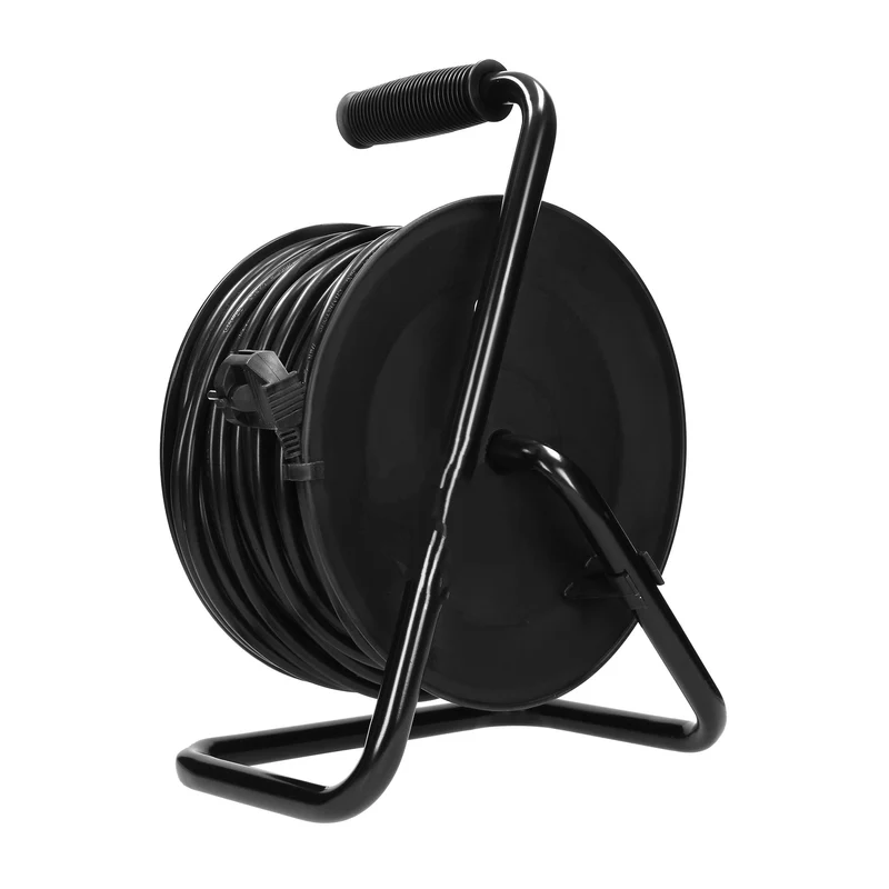 Robuste Kabeltrommel Schuko 4-fach H05VV-F 3x1.5mm² mit Überlastschutz – 15m, 30m, 50m