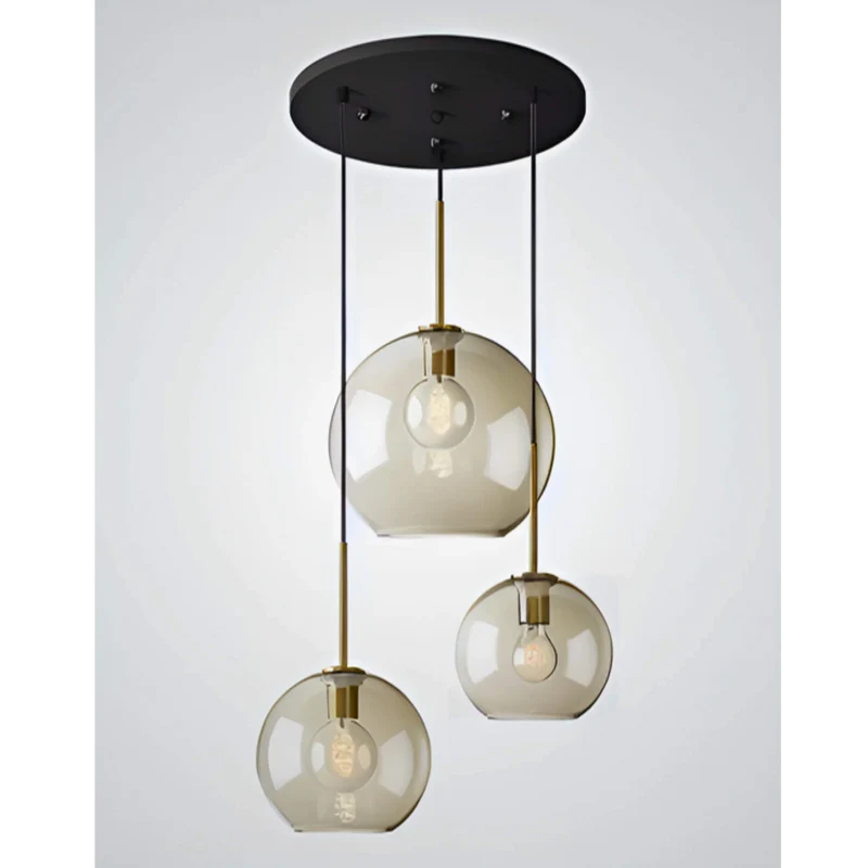 Cognac Glass Pendant | 3-Light | CLLO98620