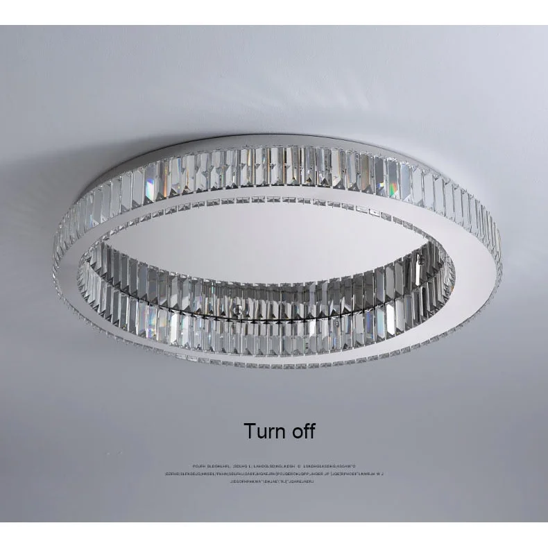 Crystal Ring Flush Mount | Gold or Chrome | CLFG890