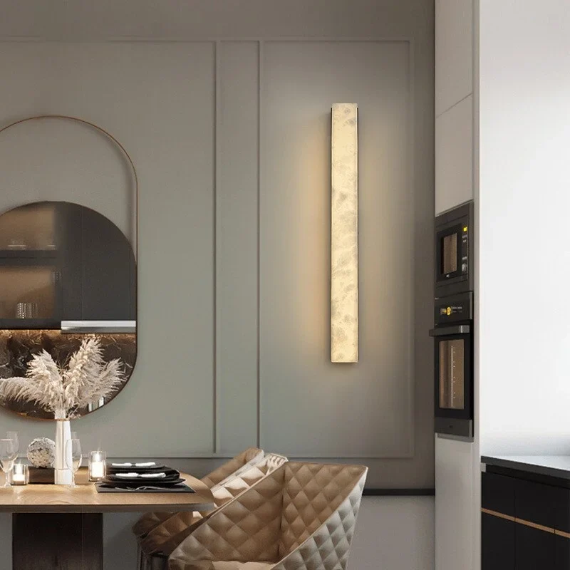 Marble Wall Sconce | Copper Accent Bar | CL3477520