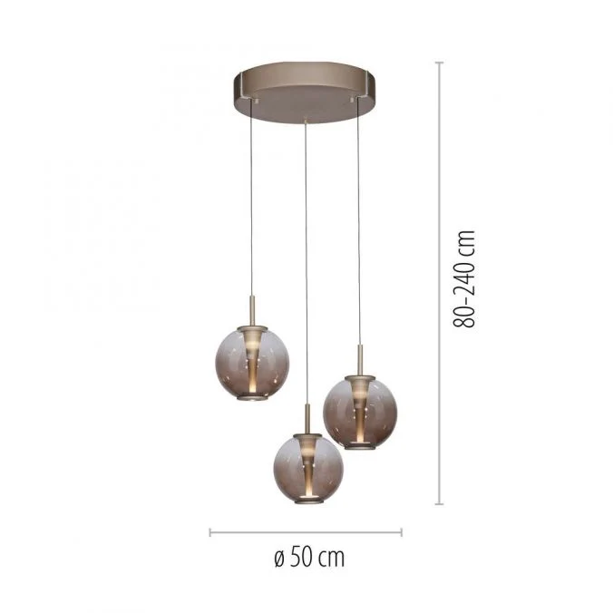 Pendelleuchte E-Infinity Rondell