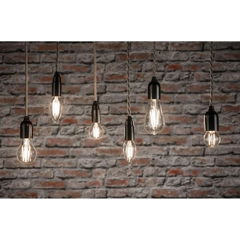 E27 9W LED Birne Filament 2700K Klar