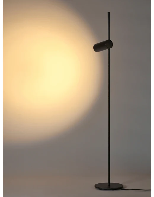 Stehlampe SOFISTICATO Nr. 15 Blaustahl D23 H140 Serax