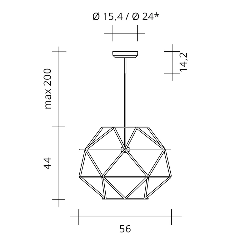 Pendelleuchte Euclide