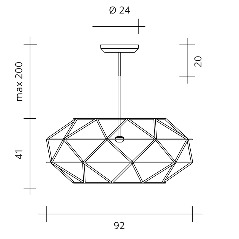 Pendelleuchte Euclide