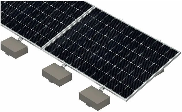 Flachdach Montagesystem K-58 Süd/West für 4 PV Module