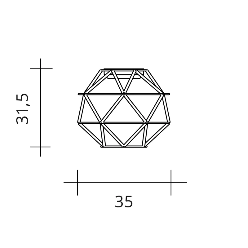 Deckenleuchte Euclide