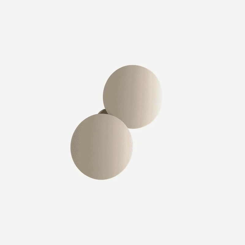 Wandleuchte Puzzle Round Double