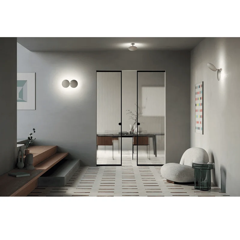 Wandleuchte Puzzle Round Double