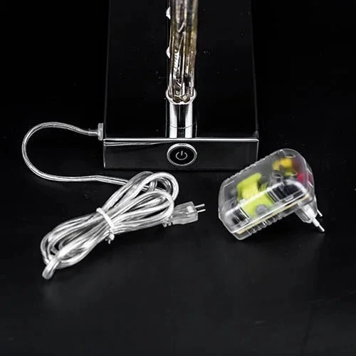 Sompex CLAUDI LED-Lichtsäule – Glas & Chrom, 47 cm, 10 W, neutralweiß