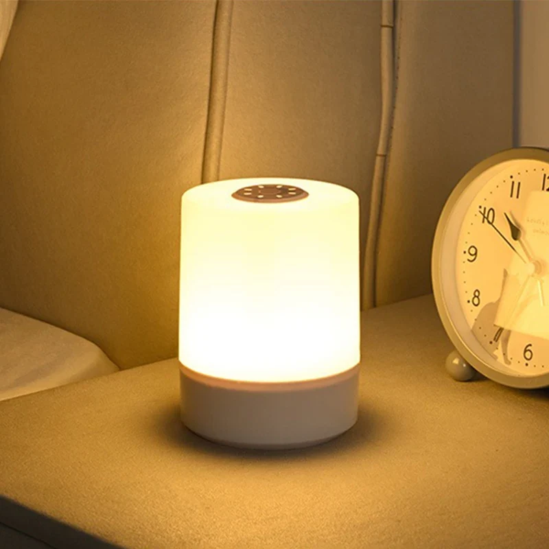 LED Touch Tischlampe mit Qi-Wireless-Charging für Schlafzimmer und Homeoffice