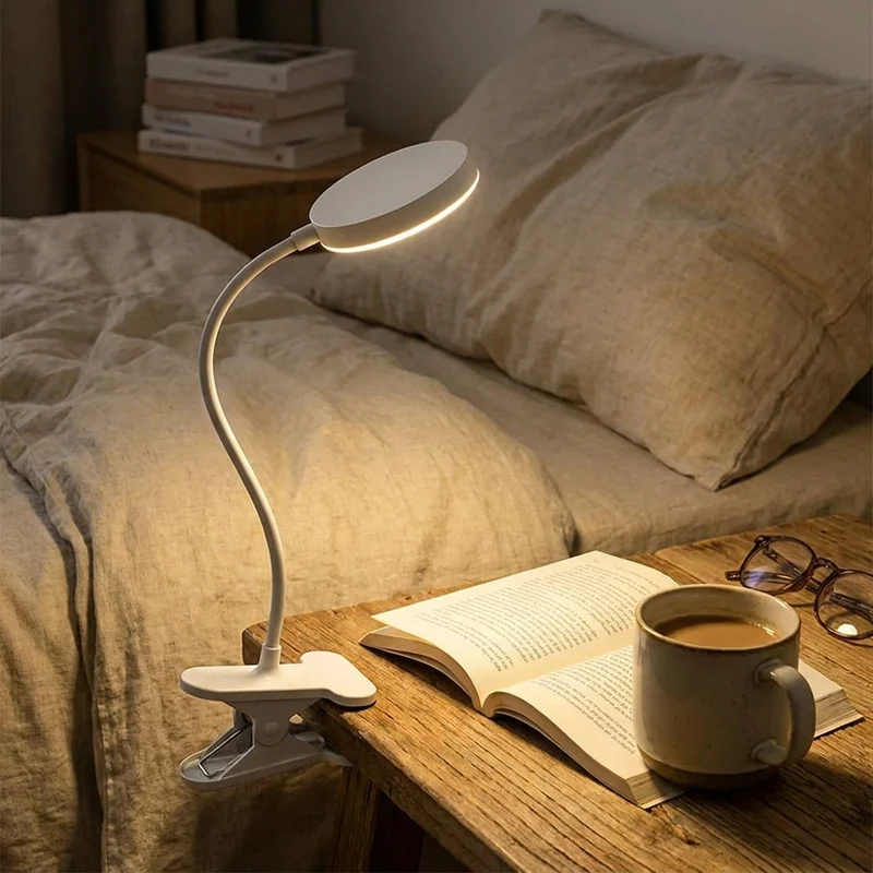 Faltbare LED Schreibtischlampe mit USB-Ladeanschluss für Büro und Studium